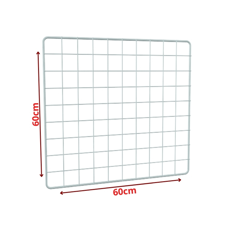 tela aramada 60x60cm cor branca